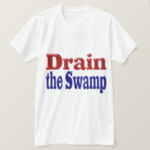 Drain the Swamp red blue text