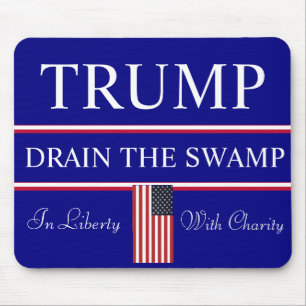 Drain the Washington SWAMP Trump Mouse Pad