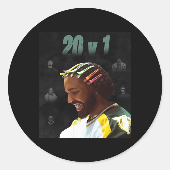 Drake 20 V 1 Sticker  (Front)