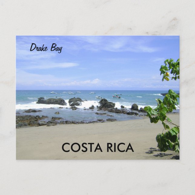 Drake bay, Osa Peninsula, Costa Rica Postcard (Front)