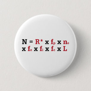 Drake Equation 2 Inch Round Button