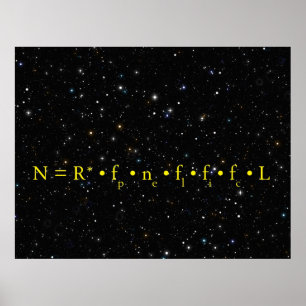 DRAKE EQUATION - HOW MANY ARE OUT THERE POSTER