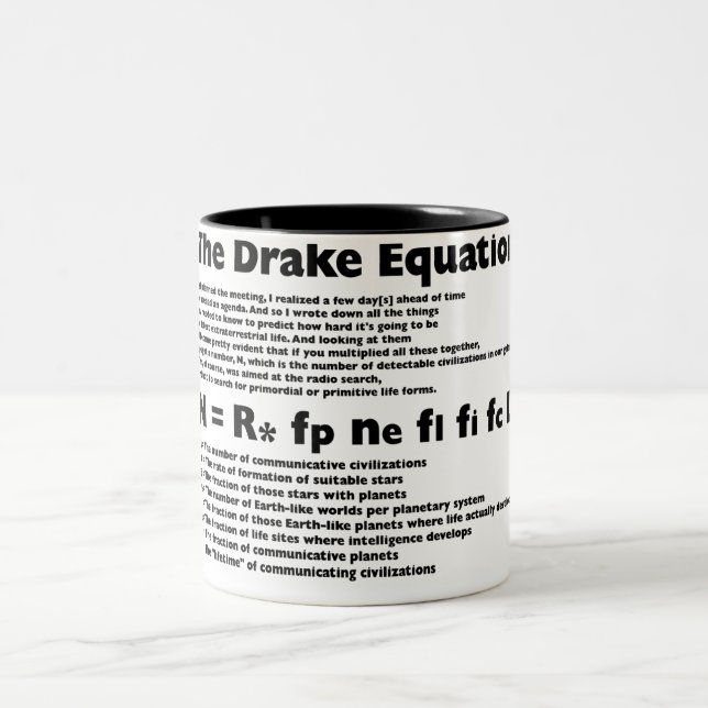 Drake_Equation Two-Tone Coffee Mug (Center)