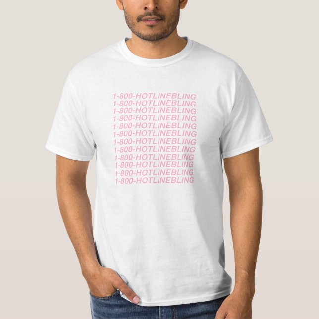 Drake - Hotline Bling T-Shirt (Front)