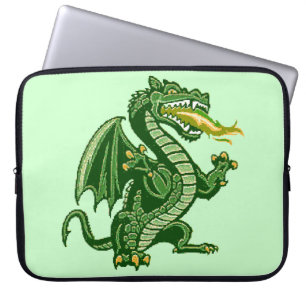Draken Green Laptop Sleeve