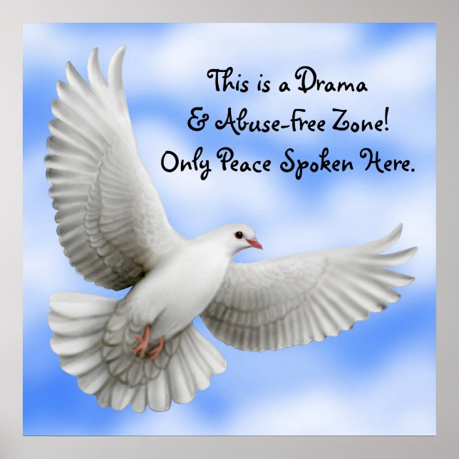 Drama & Abuse Free Zone Poster (Front)