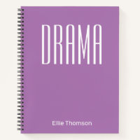Drama Class Purple Personalized School Club