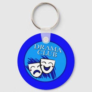 Drama Club Badge Keychain