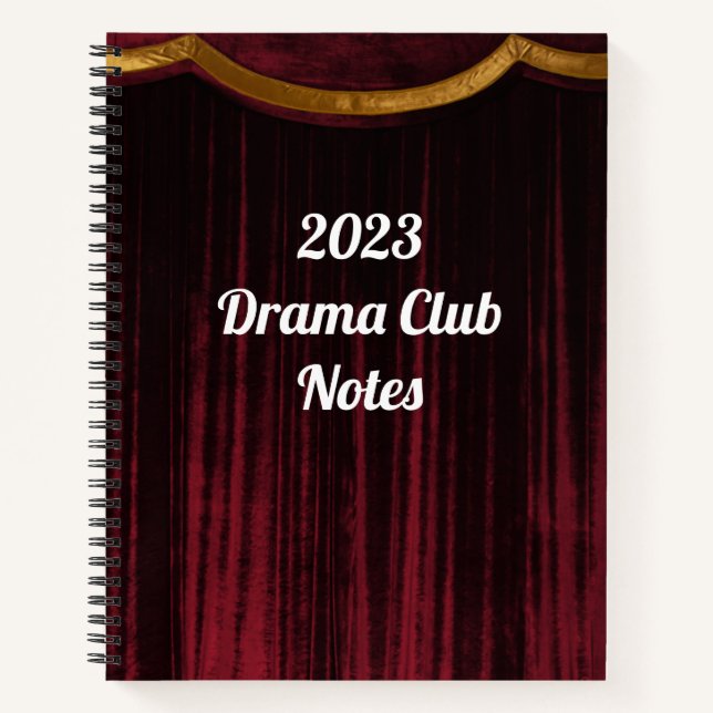 Drama Club Carnet de théâtre (Devant)