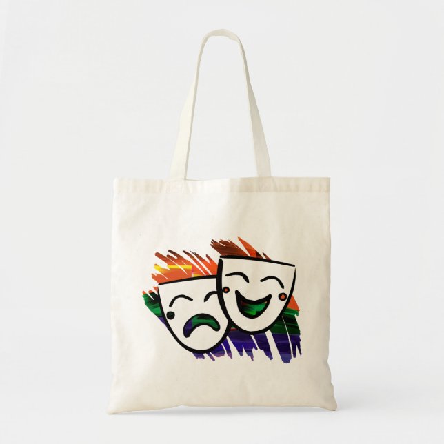 Drama Color Splash Tote Bag (Front)