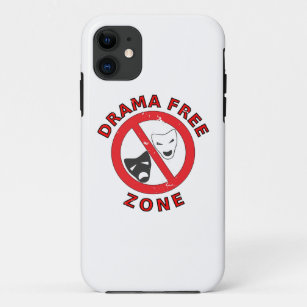 Drama Free Zone Case-Mate iPhone Case