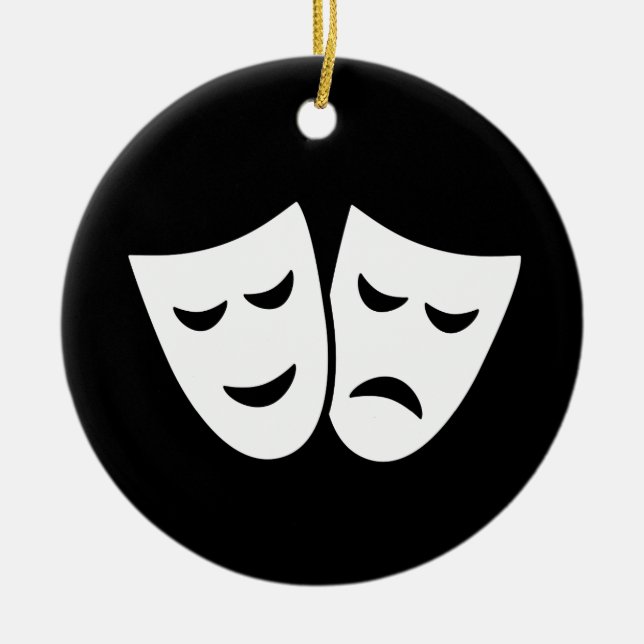 Drama Ideology Ceramic Ornament (Front)