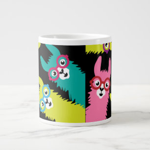 Drama Llama Colorful Camelid  Large Coffee Mug
