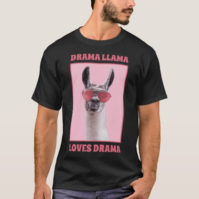 Drama Llama Fantastic Animals Classic T-Shirt (Front)