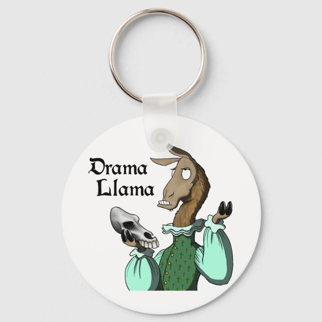 Drama Llama Keychain (Front)