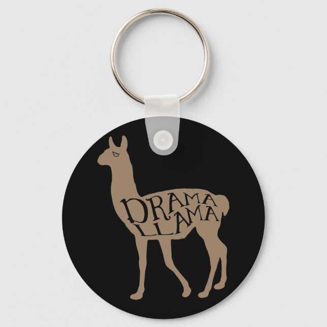 Drama Llama Keychain (Front)