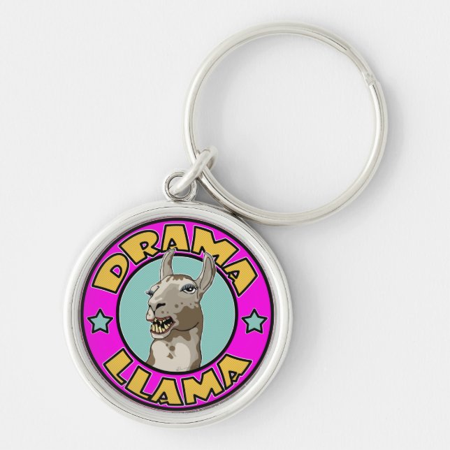 Drama Llama, Keychain (Front)