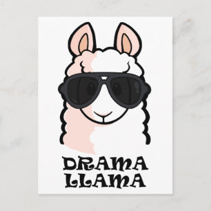 Drama Llama Postcard