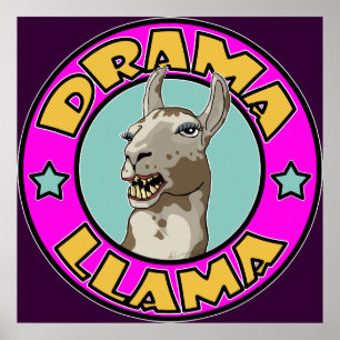 Drama Llama, print