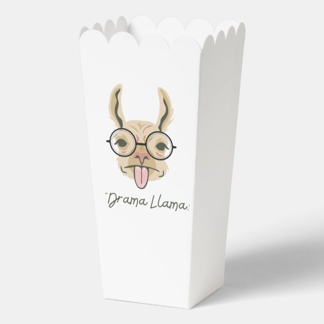 drama llama quote favor box (Front)