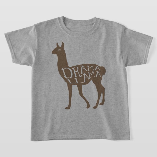 Drama Llama T-Shirt (Laydown)