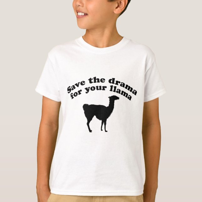 Drama Llama T-Shirt (Front)