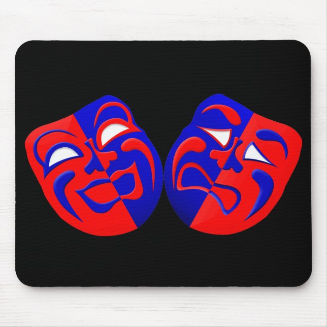 Drama Masks Mousepad (Front)