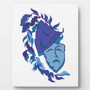 Drama Masks Plaque