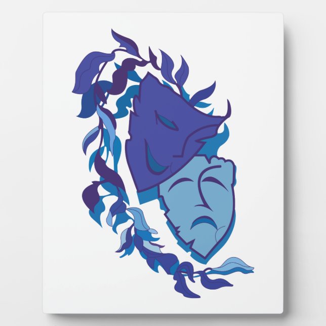 Drama Masks Plaque (Front)
