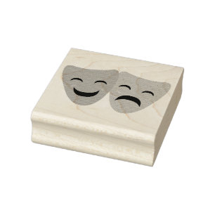 Drama Masks Stamp