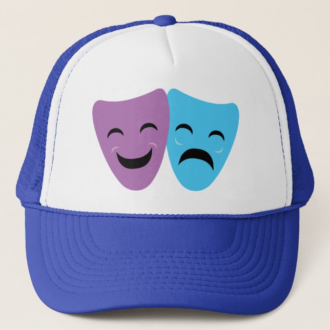 Drama Masks Trucker Hat (Front)