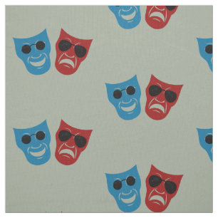 Drama Masks with Sunglasses Fabric