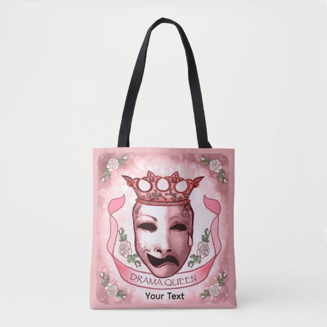 Drama Queen Actor Mask  Tote Bag (Front)