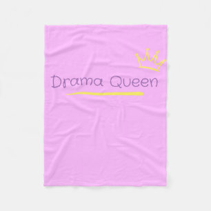 Drama Queen Fleece Blanket