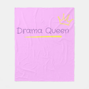 Drama Queen Fleece Blanket
