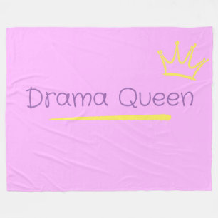 Drama Queen Fleece Blanket
