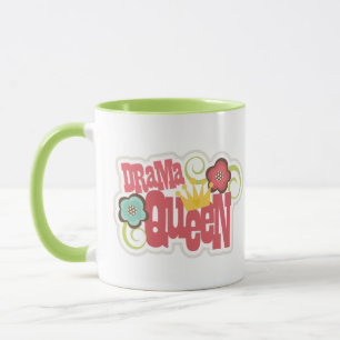 Drama Queen Floral Mug