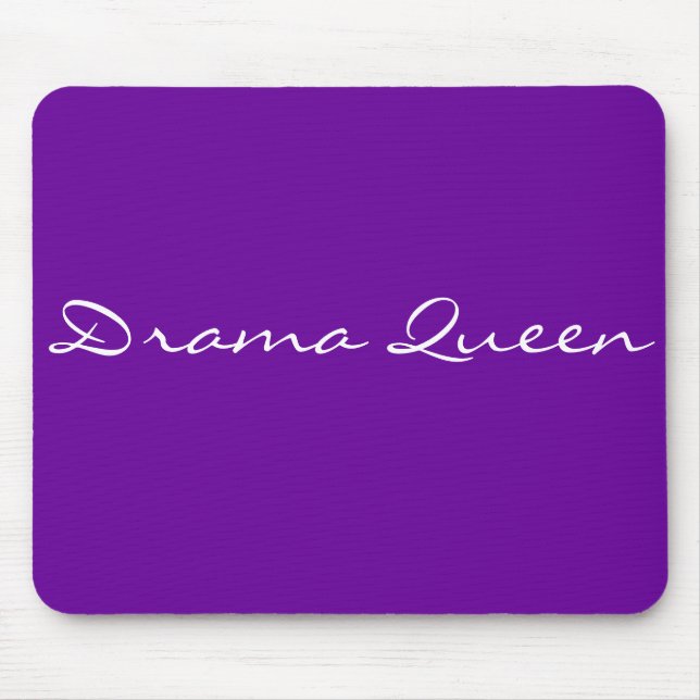 drama queen mouse pad (Front)