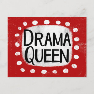 Drama Queen Postcard