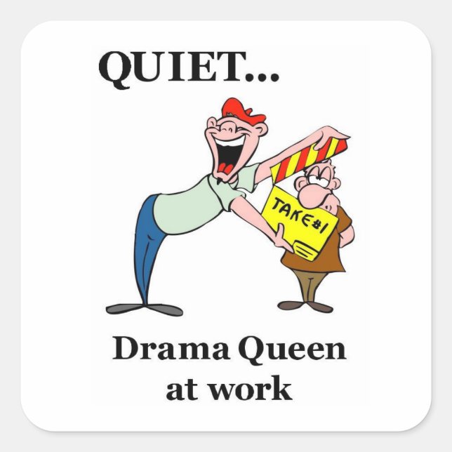 Drama Queen stickers (Front)