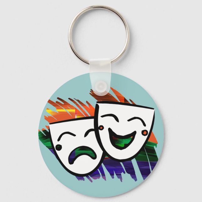 Drama Splashes of Colour Keychain (Front)