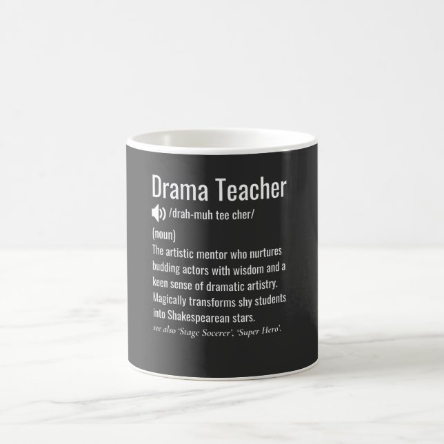 Drama Teacher  Coffee Mug (Center)
