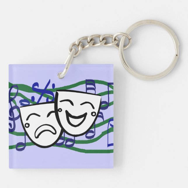 Drama: the Musical Keychain (Back)