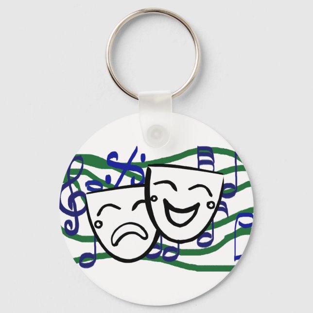 Drama: the Musical Keychain (Front)