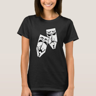 Drama Theater Masks Comedy and Tragedy 1 T-Shirt