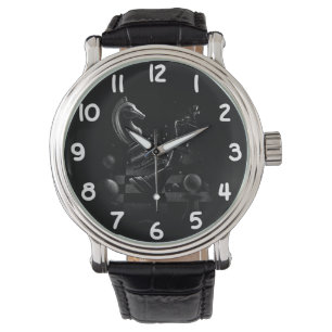 Dramatic Chess Monochrom Watch