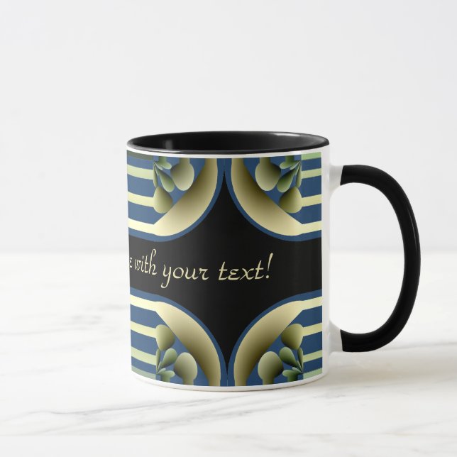 Dramatic! Colourful Abstract Mug (Right)