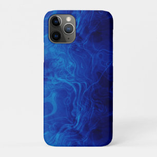 Dramatic Electric Blue Pattern iPhone 11 Pro Case