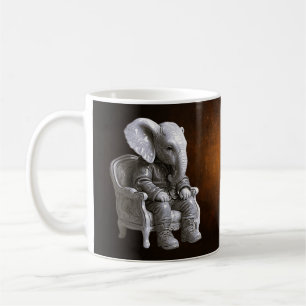 Dramatic Elephant Portrait Coffee Mug