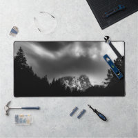 Dramatic landscape of mountains and river